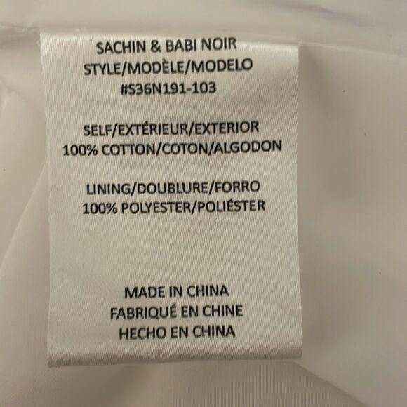 Sachin & Babi Noir - White Dress - Size‎ 2 - Picture 8 of 9